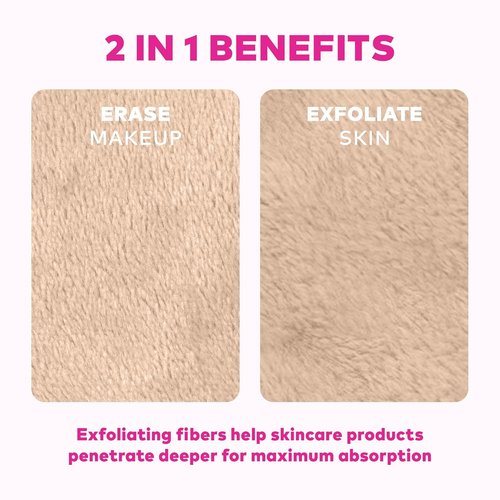 Original Makeup Eraser - 7-Day Set | Effortlessly Remove All Makeup with Just Water - Includes Waterproof Mascara, Eyeliner, Foundation, Lipstick & More!