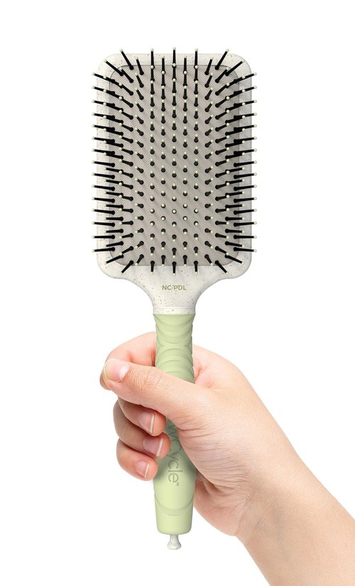 Olivia Garden NewCycle Hair Brush - Eco-Friendly Design for All Hair Types | Quick Styling & Long-Lasting Results