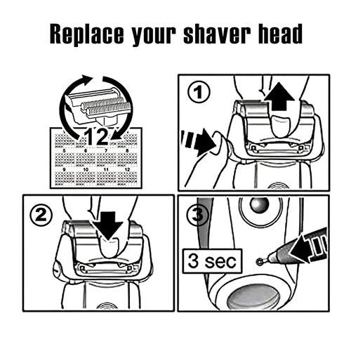 Braun 70S Series 7 Replacement Foil Shaver Heads - Compatible with 720, 750CC, 760CC, 790CC (2-Pack)