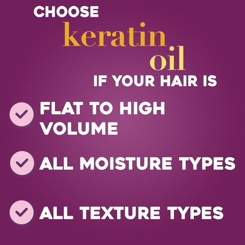 OGX Organix Anti-Breakage Keratin Oil Shampoo - Strengthens & Nourishes Hair | 385ml