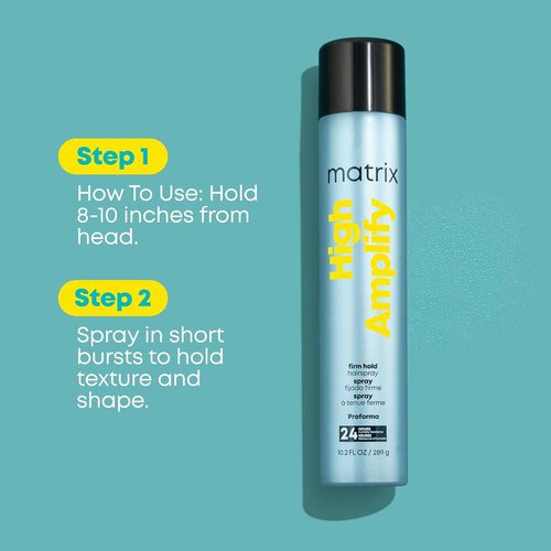 Matrix High Amplify ProForma Firm Hold Hairspray - Intense Volume & Shine, Silicone-Free, 24-Hour Humidity Resistance