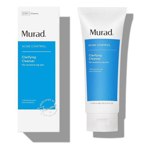 Murad Acne Control Clarifying Cleanser – Salicylic Acid & Green Tea Formula for Acne, Deep Pore Cleansing, Oil Control & Breakout Prevention for Clear, Balanced, Healthy-Looking Skin