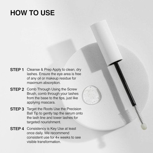 Nutrition Peptide Eyelash Serum - 5% Peptide Formula for Fuller, Longer Lashes | 0.33 fl oz