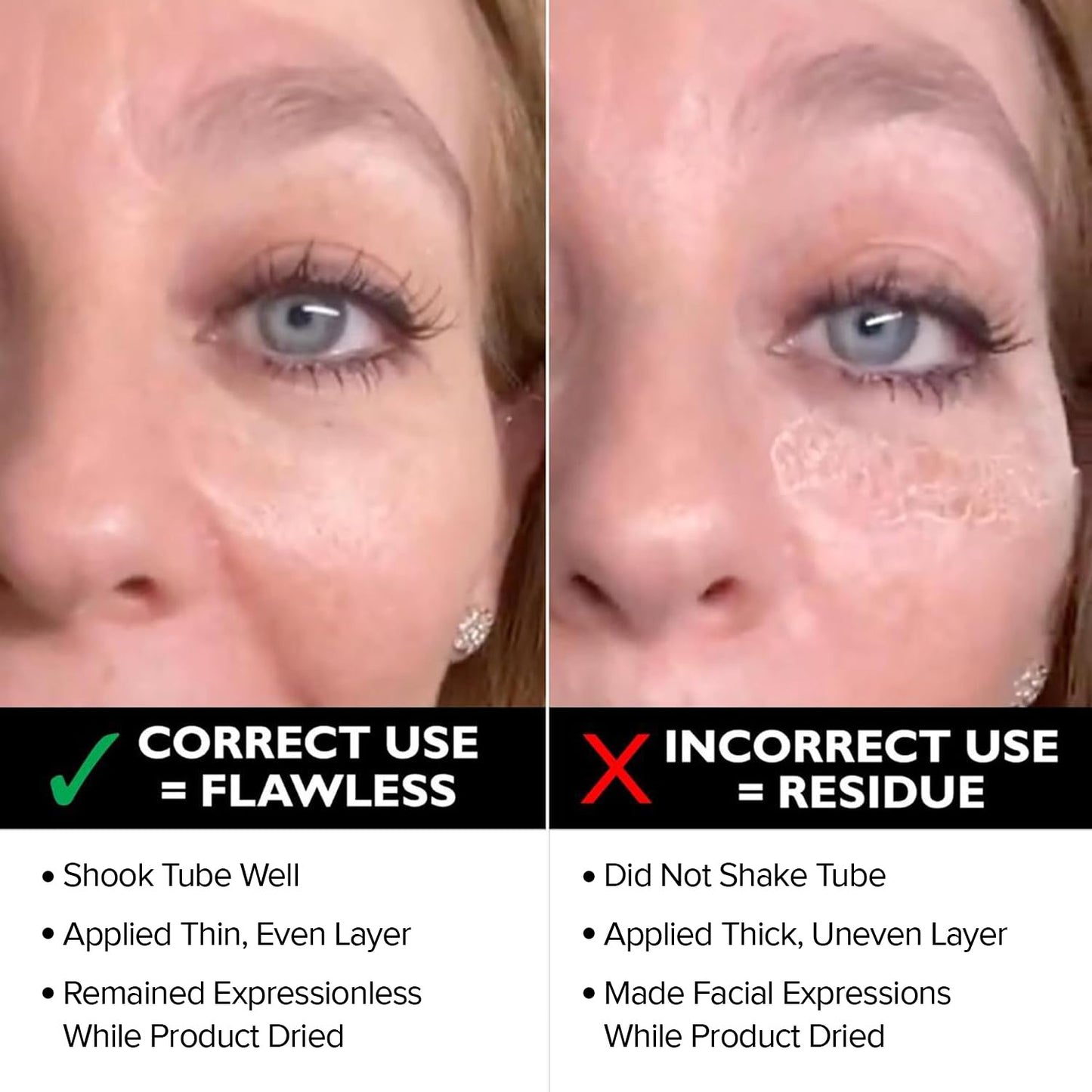 Skiennix Instant Eye Tightener Cream - Reduces Puffiness & Dark Circles | Firm & Lift Sagging Skin