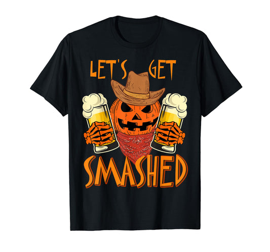 Let's get smashed Pumpkin Drink, Halloween Beer Oktoberfest T-Shirt