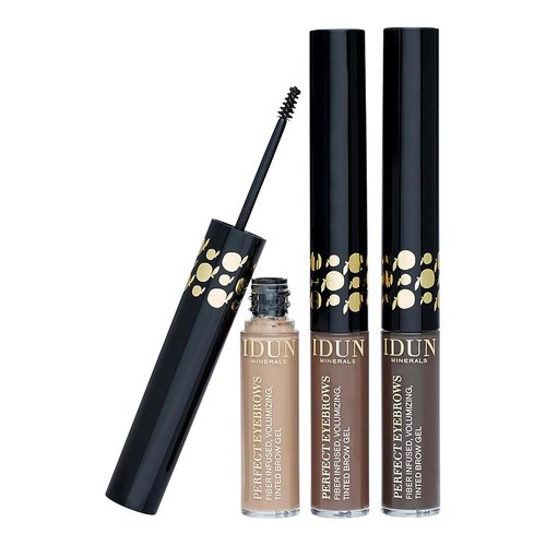 Idun Minerals Perfect Eyebrows Gel - 301 Light for Women | 0.19 oz Eyebrow Enhancer