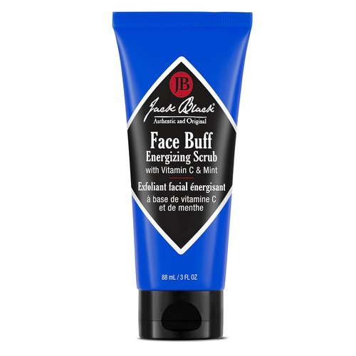 Jack Black Face Buff Energizing Scrub - Exfoliating Men's Face Wash & Pre-Shave Cleanser | 4 oz