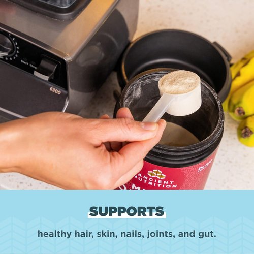 Ancient Nutrition Collagen Powder - Multi Collagen Protein for Skin & Nails | Joint Support, 45 Servings