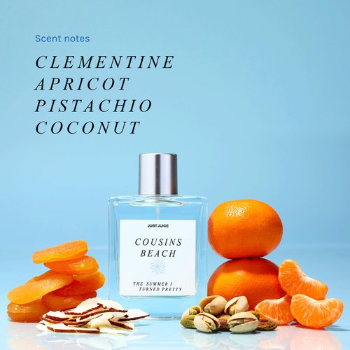 Just Juice - The Summer I Turned Pretty Cousins Beach - Beachy, Creamy Coconut and Vanilla Perfume for Women and Men - 3.4 oz