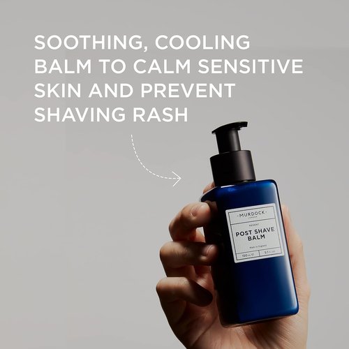 Murdock London Post Shave Balm - Lightweight Soothing Formula | 5.1 oz (150ml) Made in the UK