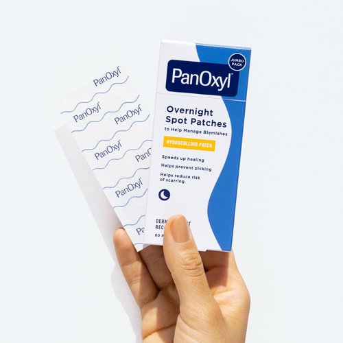 PanOxyl PM Overnight Spot Patches - Advanced Hydrocolloid Healing Technology | Fragrance-Free, 80 Count