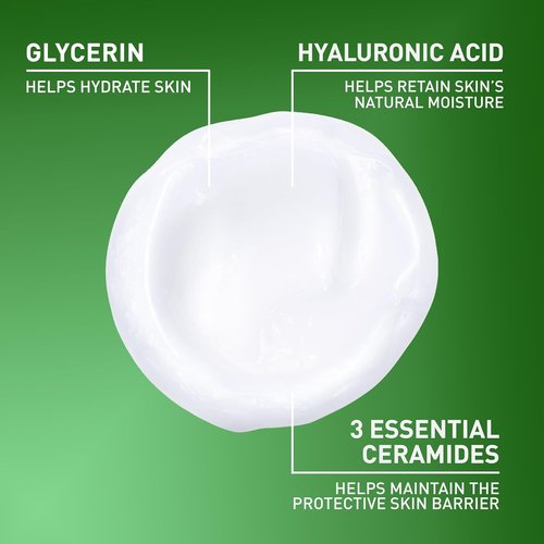 CeraVe Hydrating Facial Cleanser - Moisturizing Face Wash with Hyaluronic Acid & Ceramides for Dry Skin | Eczema Association Certified