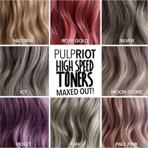 Pulp Riot High Speed Toner - Icy Shade for Vibrant Hair Color | 3oz