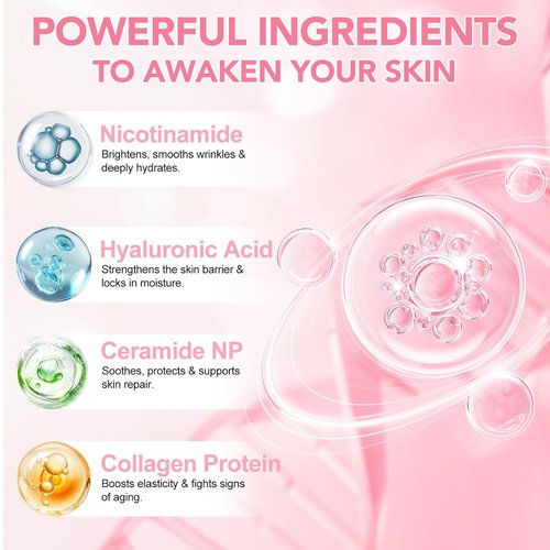 Collagen Overnight Wrapping Peel-Off Facial Mask - Hydrating Night Mask for Glowing Skin | 2.53 fl. oz