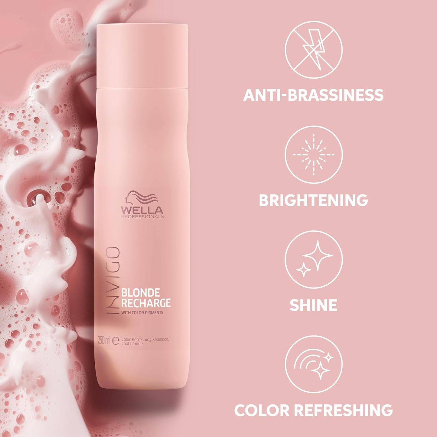Wella Professionals INVIGO Blonde Recharge Cool Shampoo - Revitalize Blonde Hair | 10.1 oz