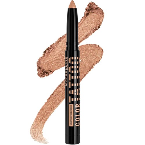 MAYBELLINE Color Tattoo 24HR Longwear Eye Shadow Stix - Rich Rose Gold Shimmer | Multi-Use Eyeliner & Primer