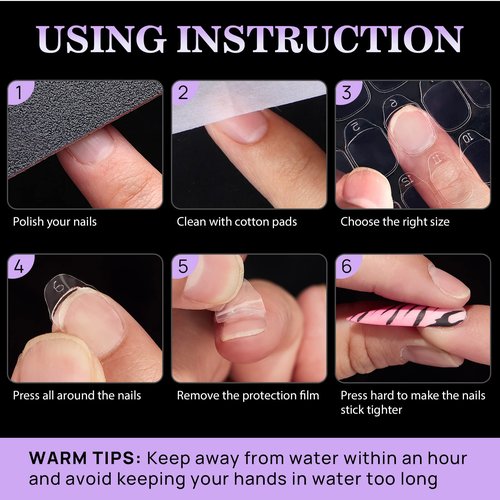 BTArtbox Adhesive Tabs for Press On Nails - 20 Sheets, 15 Sizes, Ultra Thin & Waterproof Stickers for Fake Nails, 600PCS Double Sided Jelly Sticky Tabs for Manicure