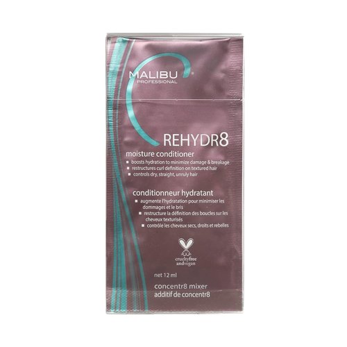Malibu C REHYDR8 Moisture Conditioner - Hydration Boosting Formula for Dry, Brittle Hair - Revives All Hair Types