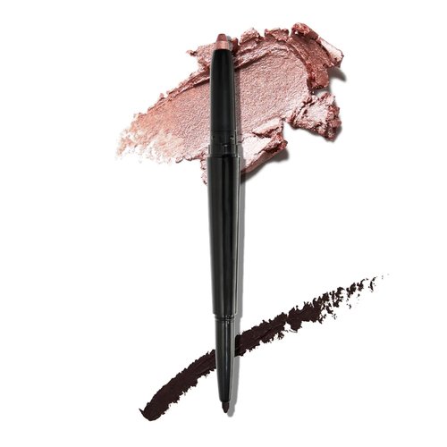 Laura Geller New York Swipe-N-Line Dual-Ended Eyeshadow & Eyeliner - Classic Onyx/Champagne - Waterproof, Smooth Glide Formula