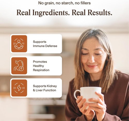 Real Mushrooms Cordyceps Capsules - Organic Energy & Performance Supplement | 300 Vegan, Non-GMO Capsules