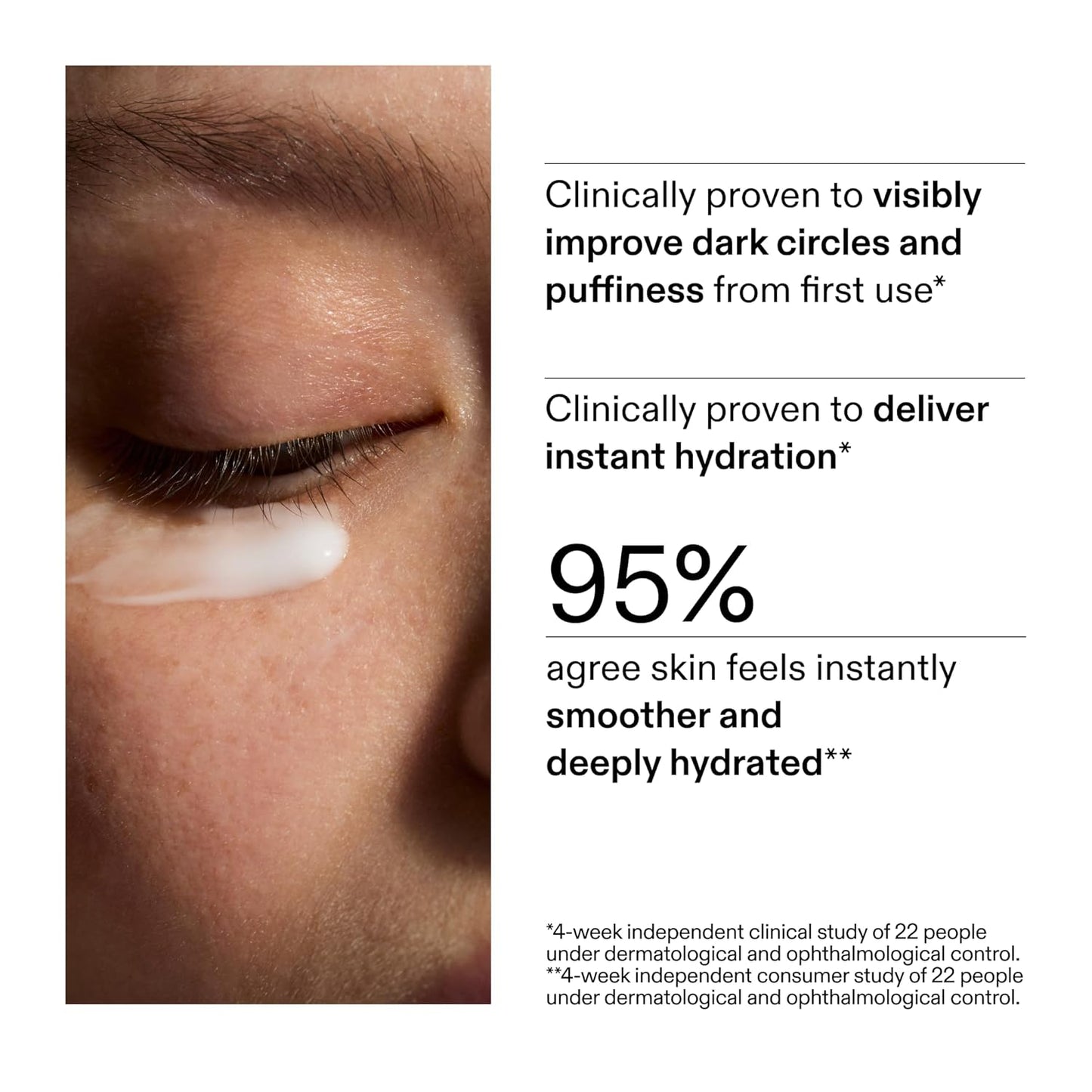 The INKEY List Caffeine Eye Cream - Reduce Puffiness & Dark Circles | 0.5 Fl Oz