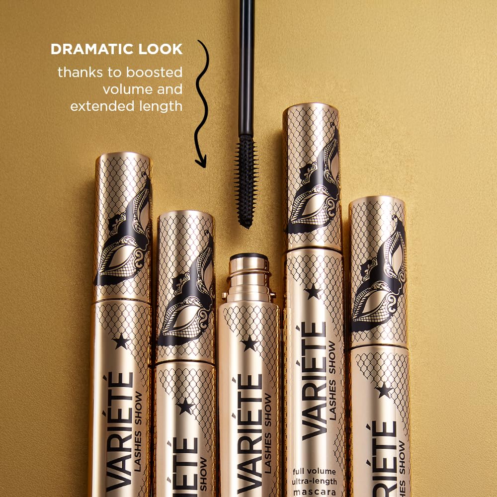 Variete Lashes Mascara - Volumizing Formula for Stunning Length | 10 ml
