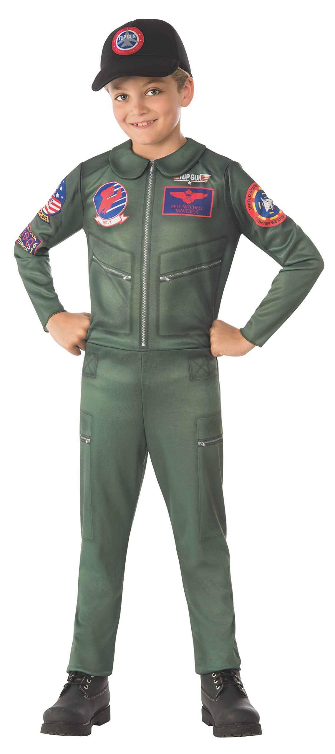 Rubie's Child's Top Gun Unisex Costume, Medium