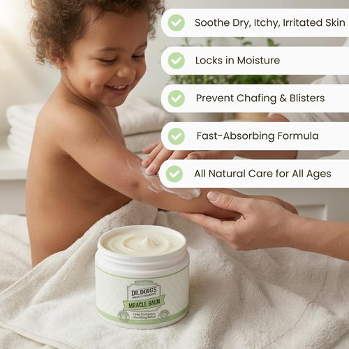 Dr. Doug's Miracle Balm - Hydrating, All-Natural Skin Care for Dry, Itchy Skin | Organic & Cruelty-Free Formula