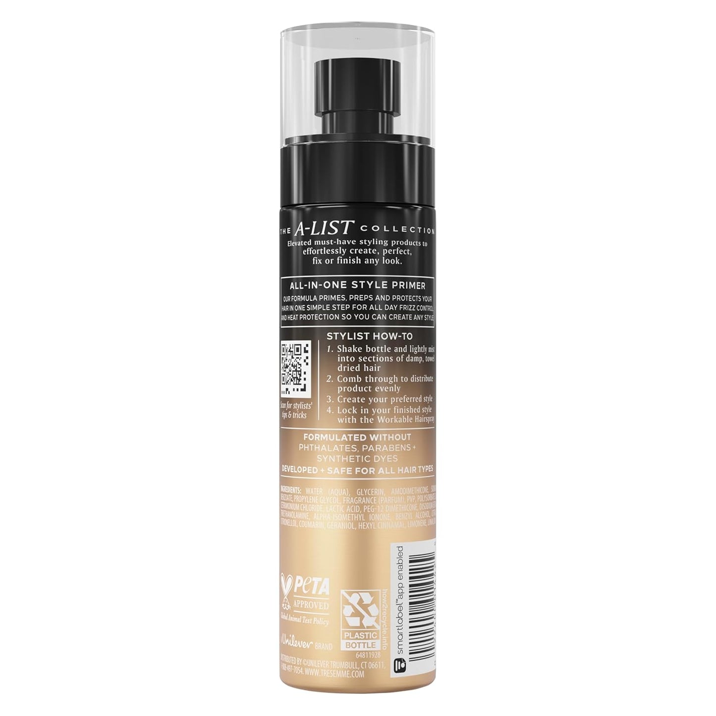 TRESemmé All-In-One Style Primer - Multi-Tasking Hair Prep for All Types | 5.07 FL OZ