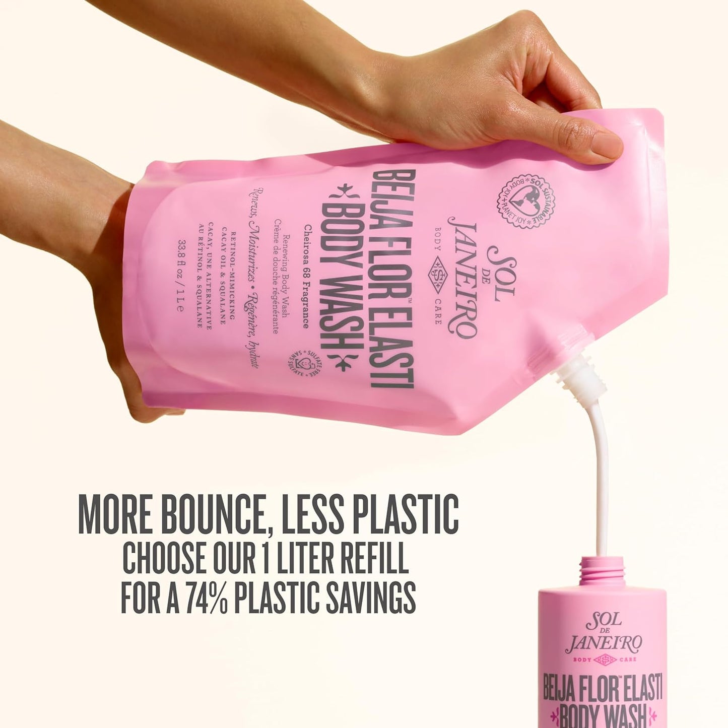 Sol de Janeiro Beija Flor Body Wash - Nourishing & Hydrating Formula for Soft Skin