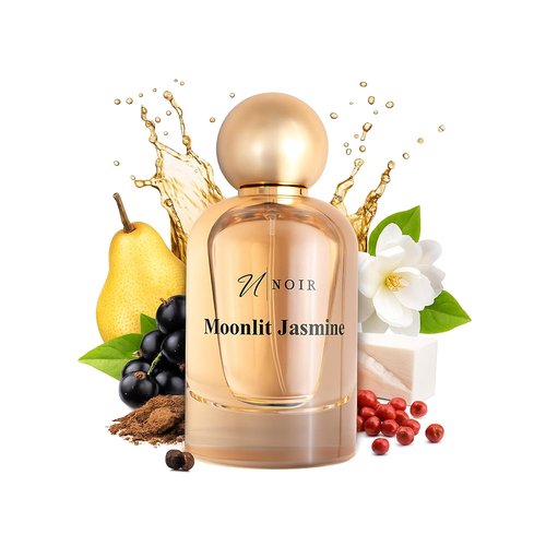NOIR Moonlit Jasmine Eau de Parfum for Women - Luxurious Floral Fragrance with Jasmine, Peach & Amber | Long-Lasting 100ml / 3.4 Fl Oz