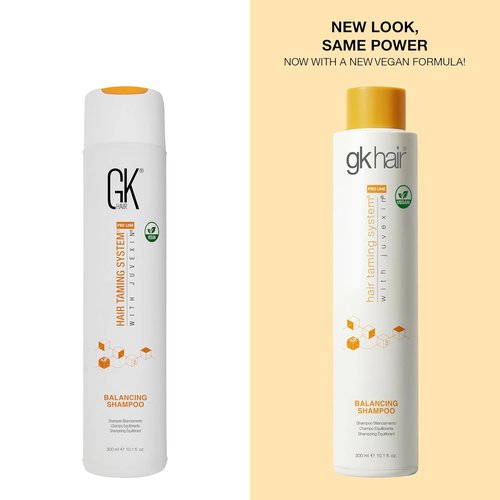 GK HAIR Balancing Shampoo - Cleanses & Removes Buildup with Keratin Treatment for Oily Scalp - 10.1 Ounce