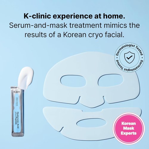 Dr.Jart+ Cryo Rubber Face Mask - Cooling Treatment with Serum Ampoule | Travel Size Korean Skincare