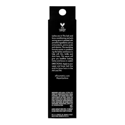 e.l.f. Enhancing Lash & Brow Serum, Promotes Longer-Looking Lashes & Brows, Nourishing & Conditioning Formula, Clear, 0.12 Fl Oz (3.5mL)