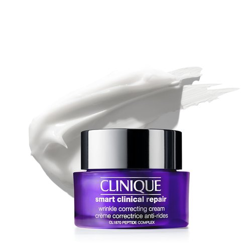 Clinique Smart Clinical Repair Face Cream - Anti-Aging Wrinkle Correction with Hyaluronic Acid & Peptides for All Skin Types | Hydrating