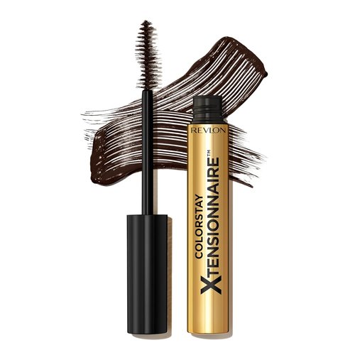Revlon ColorStay Xtensionnaire Mascara & Lash Serum - Lengthening, Smudge-Proof, 203 Black Brown