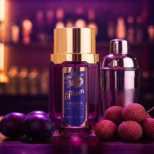 Paris Corner Perfumes Plum Liquor EDP - Unisex Fragrance for All Occasions | 100ml (3.4 Fl Oz)