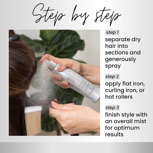 Kenra Platinum Hot Spray 20 - Heat Protection Styler for All Hair Types | Long-Lasting Hold & Vibrant Shine