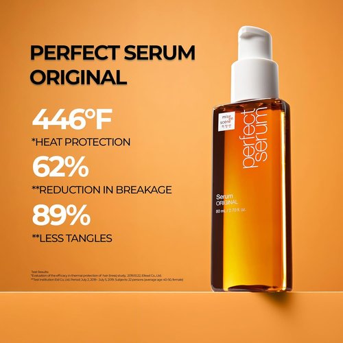 Mise En Scene Perfect Serum - Argan Oil Heat Protectant Hair Oil for Frizz & Dryness | 2.7 Fl Oz