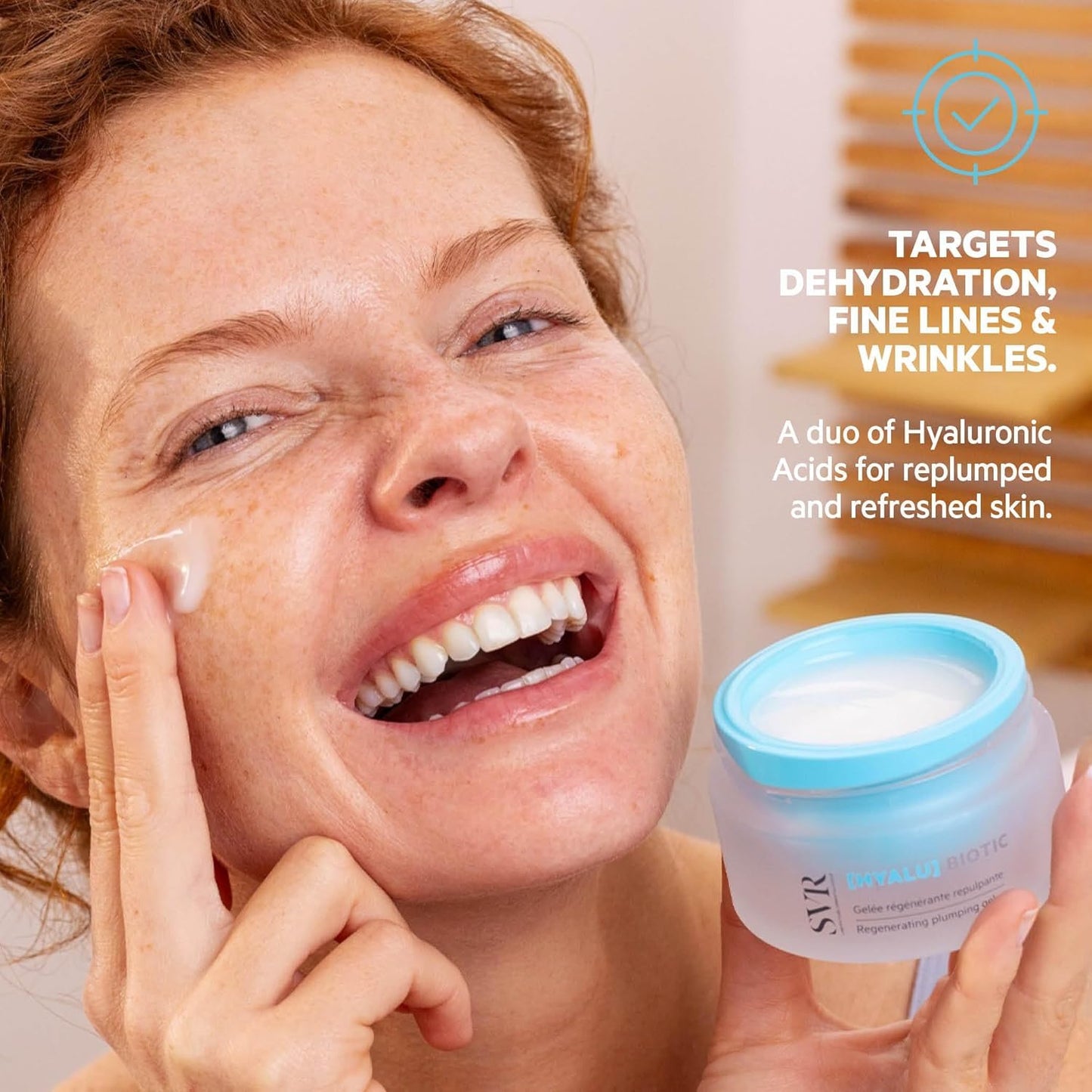 SVR HYALU Biotic Face Moisturizer - Intensive Hydration with Hyaluronic Acid & Probiotics | 1.7 fl. oz.