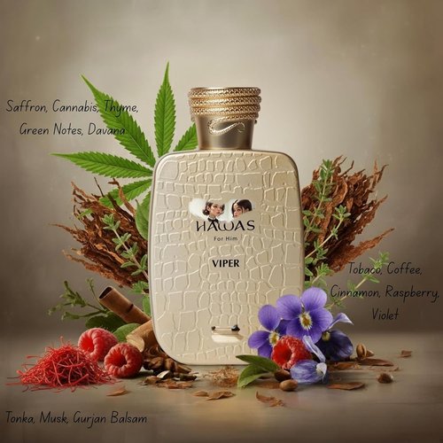 RWSEFK Hawas Viper Eau de Parfum for Men, Oriental & Rich Scent Spray，100ml （hawas ice