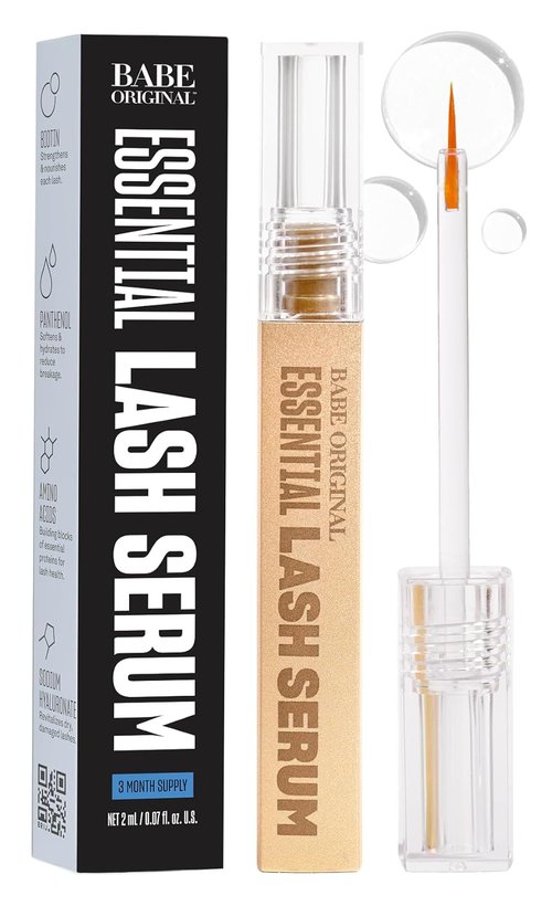 Babe Original Lash Serum - Advanced Treatment for Fuller, Longer Eyelashes & Eyebrows | Vegan & Cruelty-Free