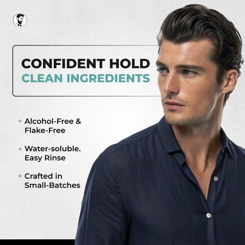 Gentlemen Republic 8oz Refined Hair Gel - Professional 24-Hour Shine & Hold | Humidity Resistant, Alcohol-Free