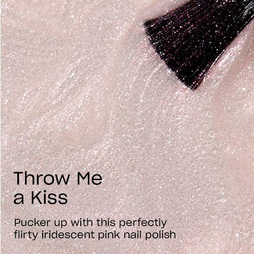 OPI Nail Lacquer Throw Me A Kiss | Sheer Soft Beige Crème Chip Resistant Nail Polish | Always Bare For You Collection