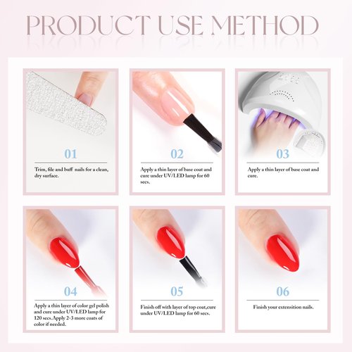 Double Rhythm 15 ML Gel Polish Pure Sheer Same Color Same Bottle Soak Off Gel Polish Art Manicure Salon DIY at Home for Women (Deep Navy Blue-A1457)