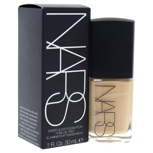 Nars Sheer Glow Foundation - Medium Punjab Shade | 1 Ounce for Radiant Skin