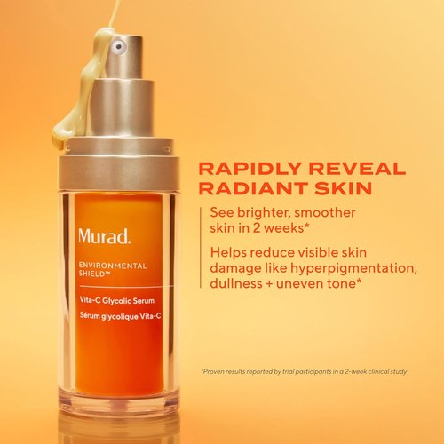 Murad Vita-C Glycolic Serum & Rapid Dark Spot Correcting Serum - Brighten Skin Tone, Set of 2