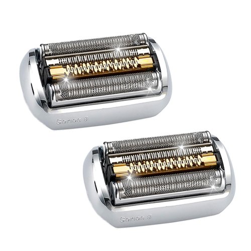 Braun 92S Series 9 Electric Shaver Replacement Heads - Compatible with Multiple Models, 2-Pack