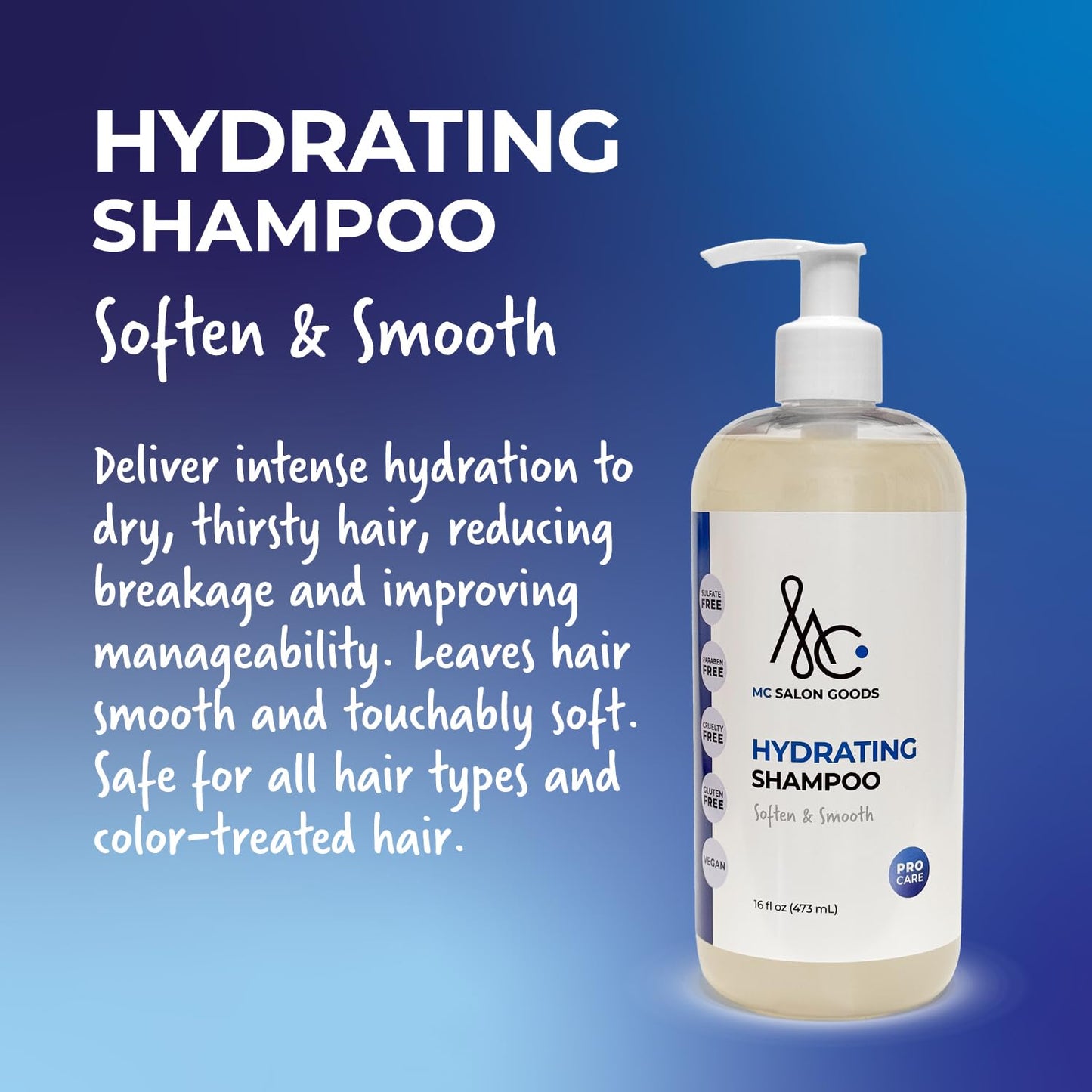 Skiennix Hydrating Shampoo - Sulfate Free, Paraben Free, Vegan Formula | 16 oz
