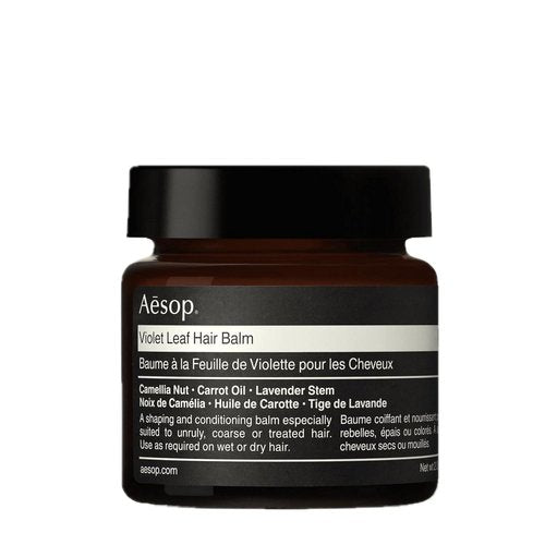 Aesop Violet Leaf Hair Balm - Nourishing Shaping Balm with Camellia Nut & Lavender | 60 mL/2 oz